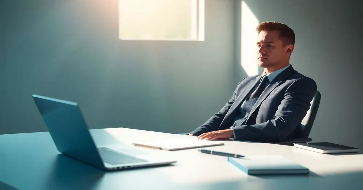 Professional streesed from using technology