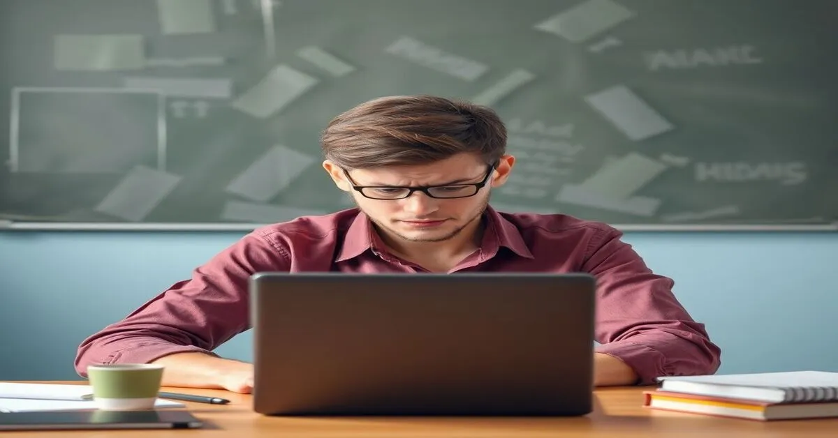 Teacher strees from using technology