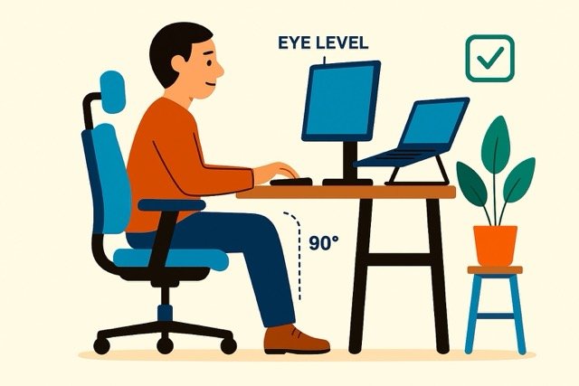 Ergonomics that prevent physical strain